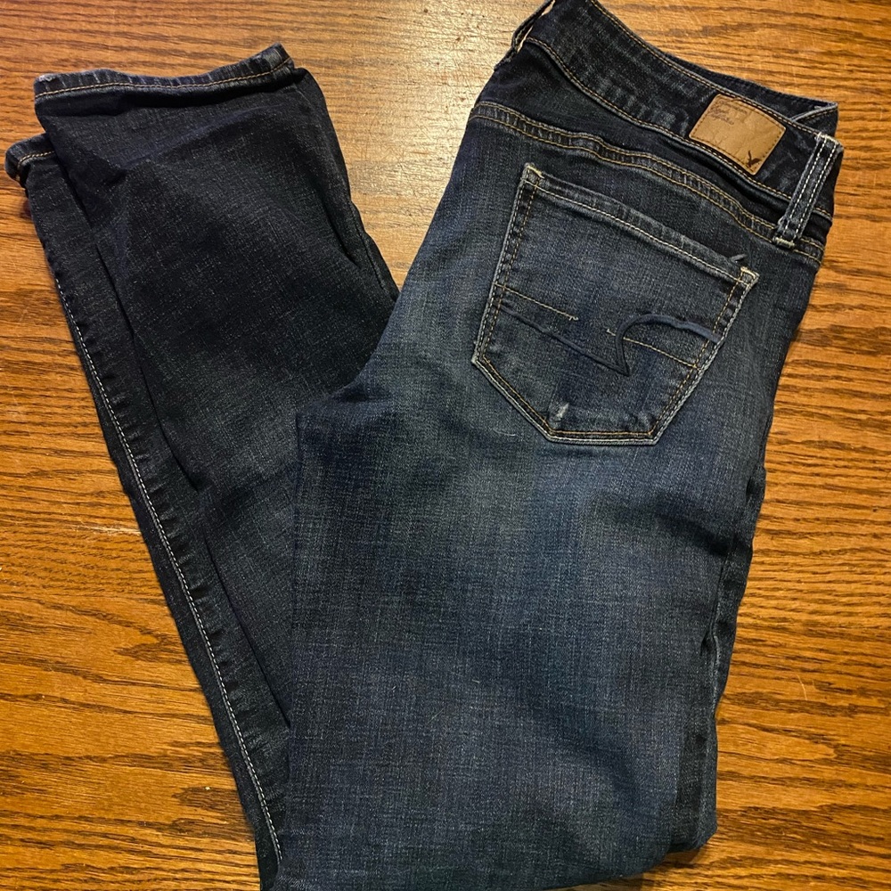 AE Skinny straight leg 8 short
